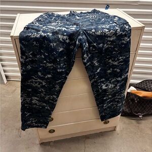 Blue Camouflage Pants US Navy Issue